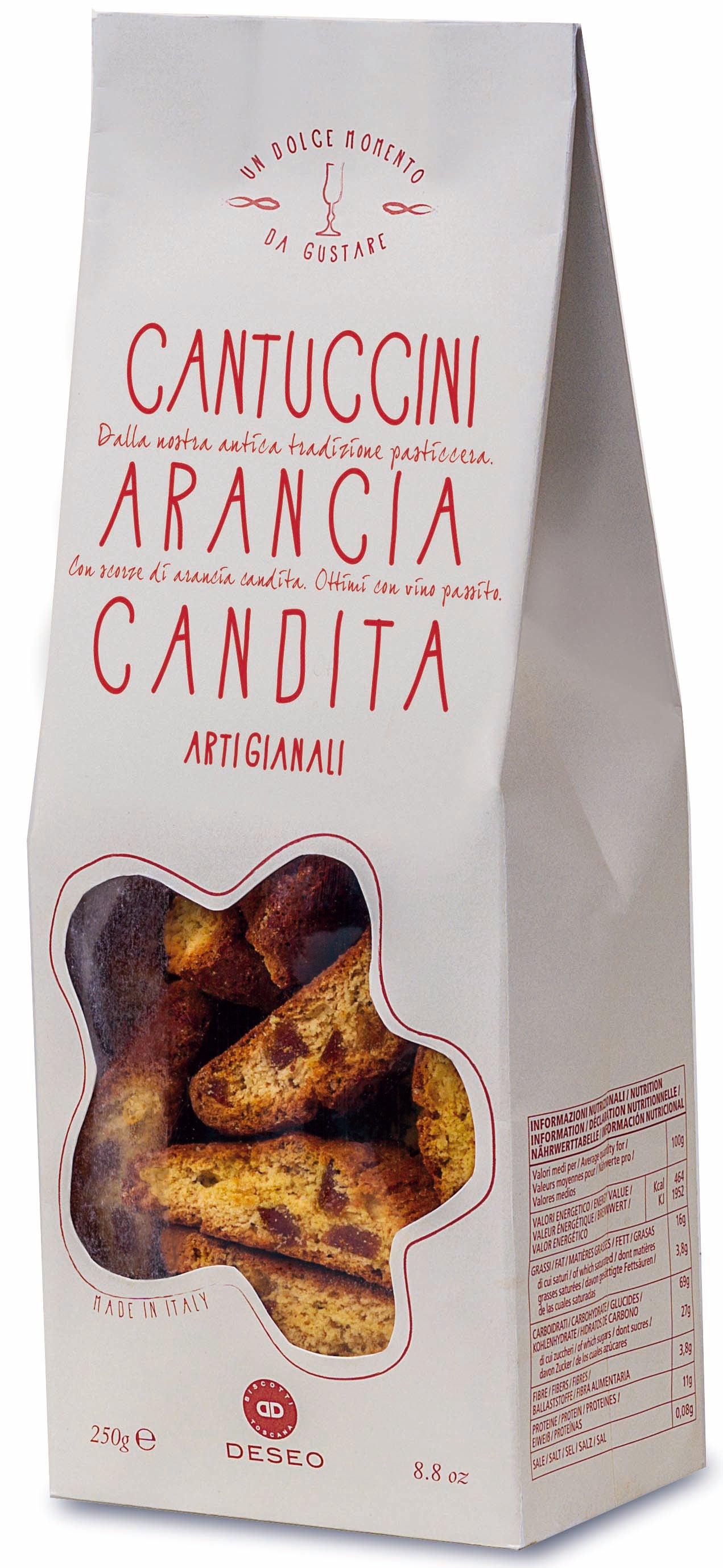Cantuccini with Dried Orange Arancia Candita 