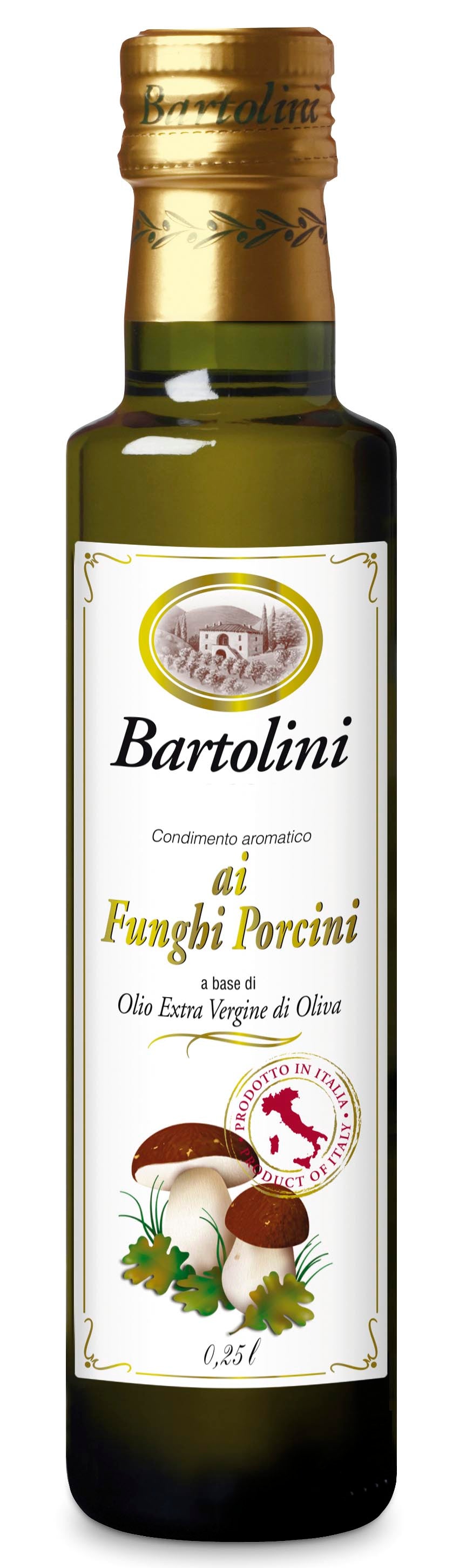 Extra virgin Olive Oil with Porcini mushroom 