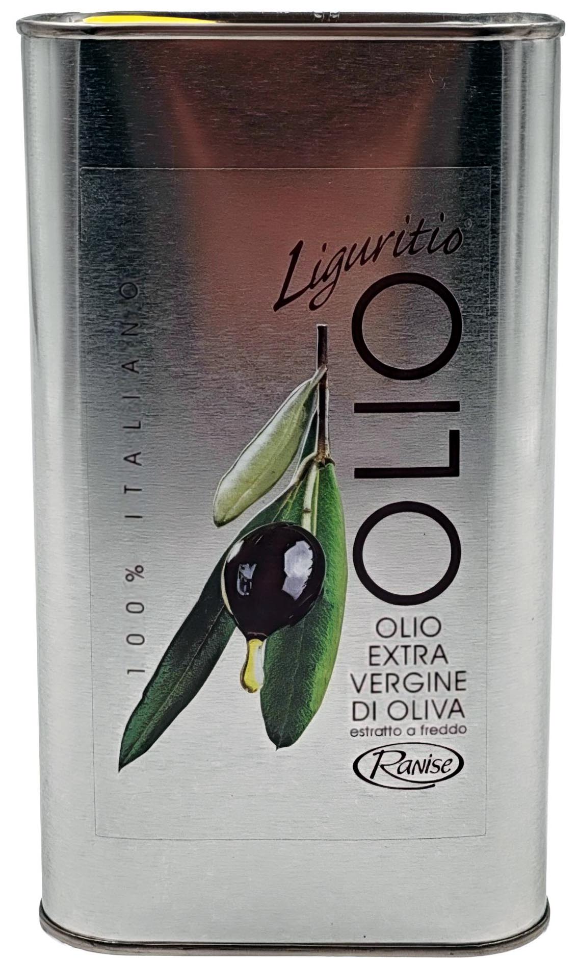Tin of Liguritio Olio Extra Vergine d'Oliva