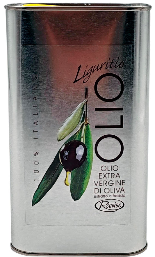 Tin of Liguritio Olio Extra Vergine d'Oliva