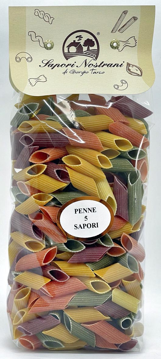 Mixed flavour Penne Pasta